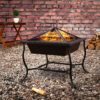 Feuerschale Stahl 45x45x31/45cm – Bild 2