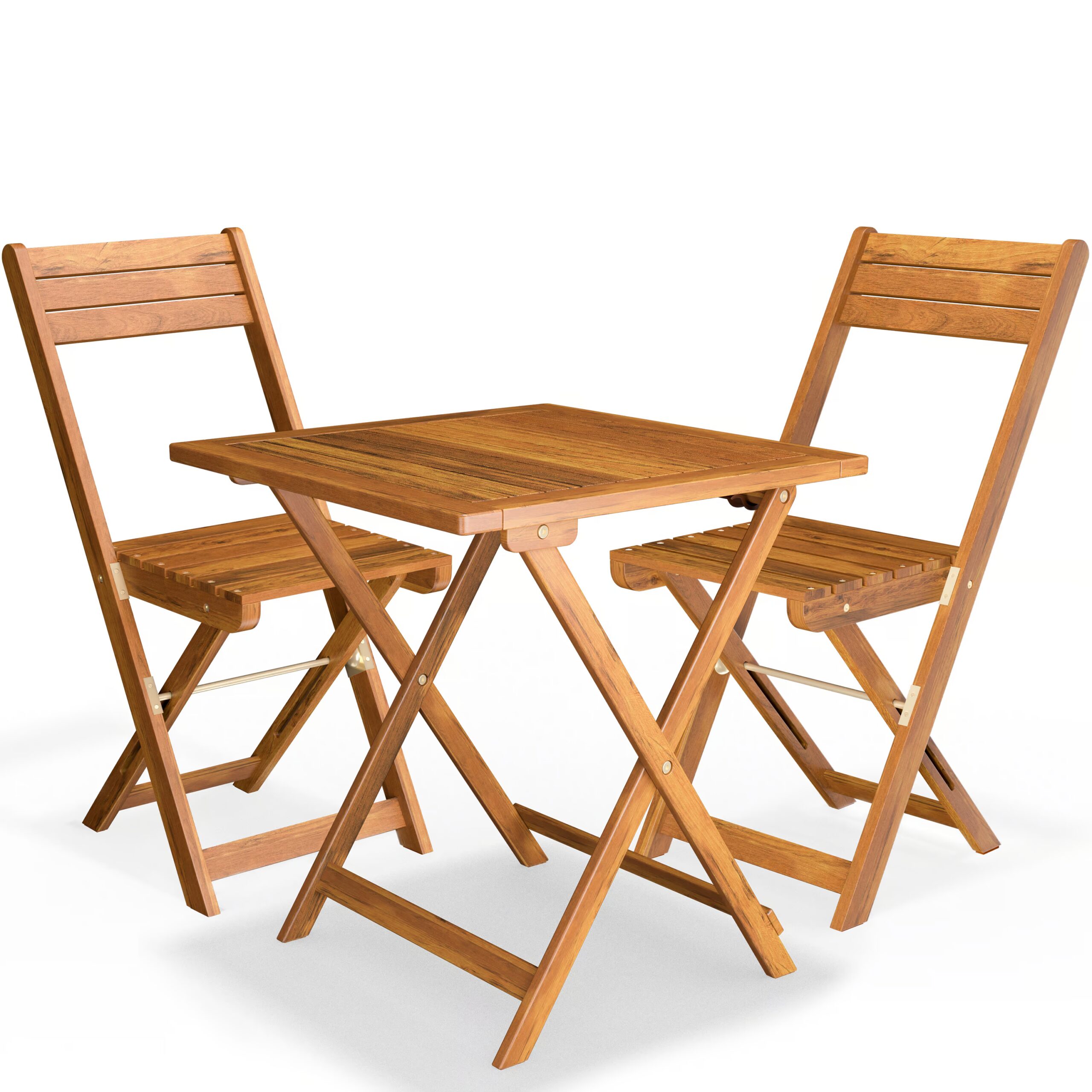 Garten-Sitzgruppe 3-tlg Akazienholz klappbar