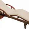 Gartenliege Tami Sun® inkl Auflage Creme – Bild 2
