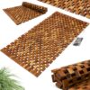 Badvorleger Holz 80x50cm FSC®-zertifiziertes Akazienholz Gummistopper