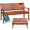 Gartenbank Eukalyptusholz 120x56x88cm FSC®-zertifiziert