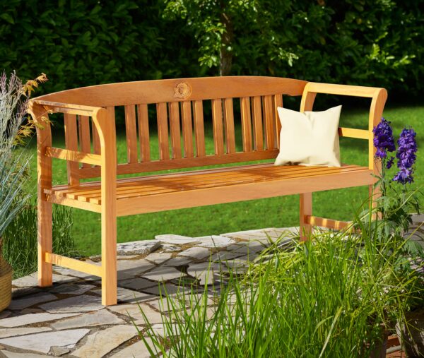 Gartenbank Rose Eukalyptusholz FSC®-zertifiziert 157x45x82cm
