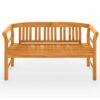Gartenbank Rose Eukalyptusholz FSC®-zertifiziert 157x45x82cm – Bild 2