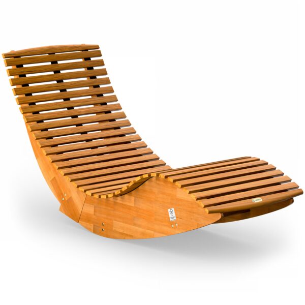 Saunaliege Java klappbar ergonomisch Schaukel fixierbar – Bild 2