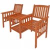 Gartenbank Akazienholz mit Tisch 164x63x91cm
