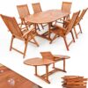 Garten-Sitzgruppe Vanamo 7-tlg Eukalyptusholz FSC®-zertifiziert