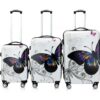 Hartschalenkoffer-Set Butterfly 3-tlg Polycarbonat Hartschalenkoffer-Set Butterfly 3-tlg Polycarbonat