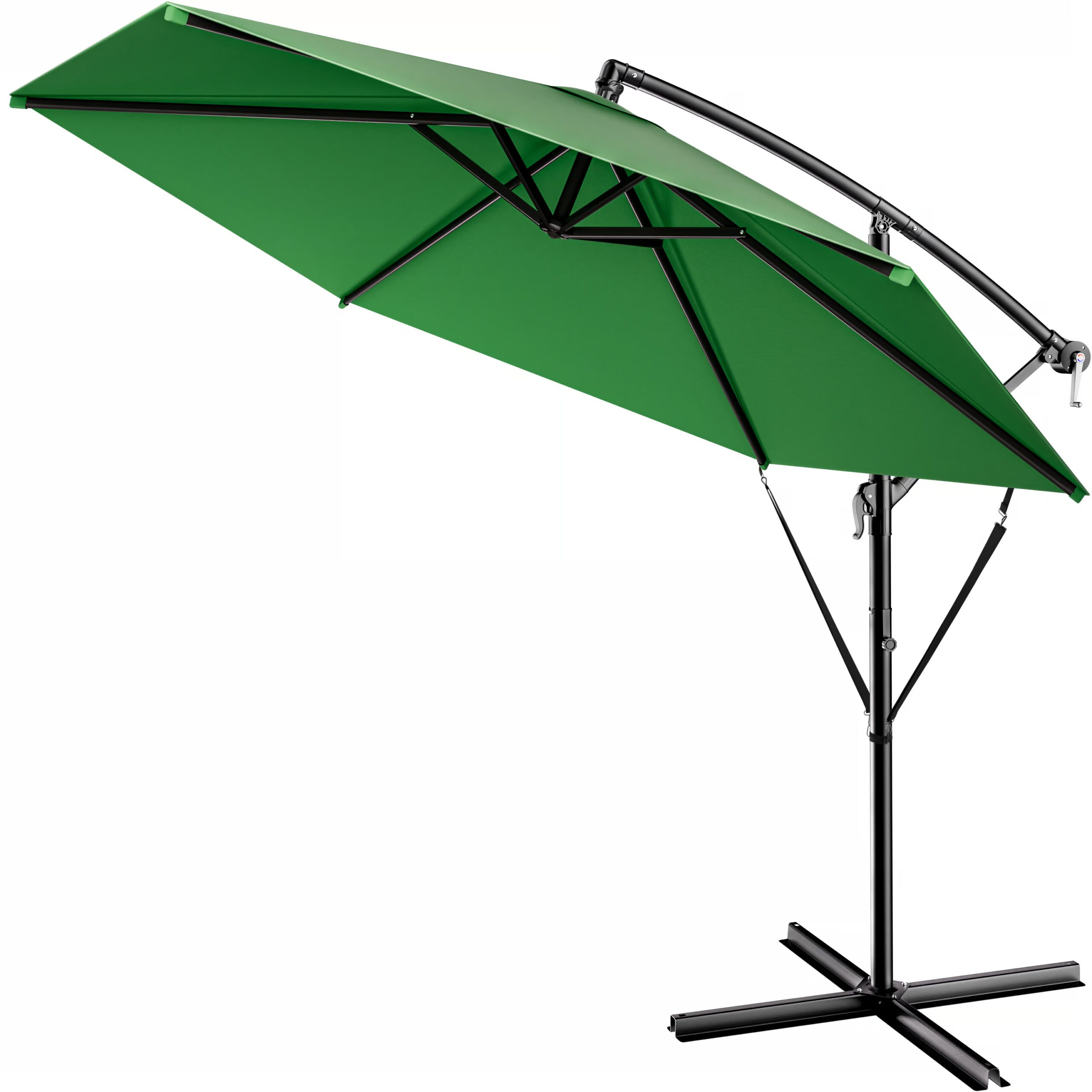 Ampelschirm Grün Alu Ø300cm UV-Schutz 50+