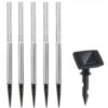 LED Solar Steckleuchte 5er-Set Weiß