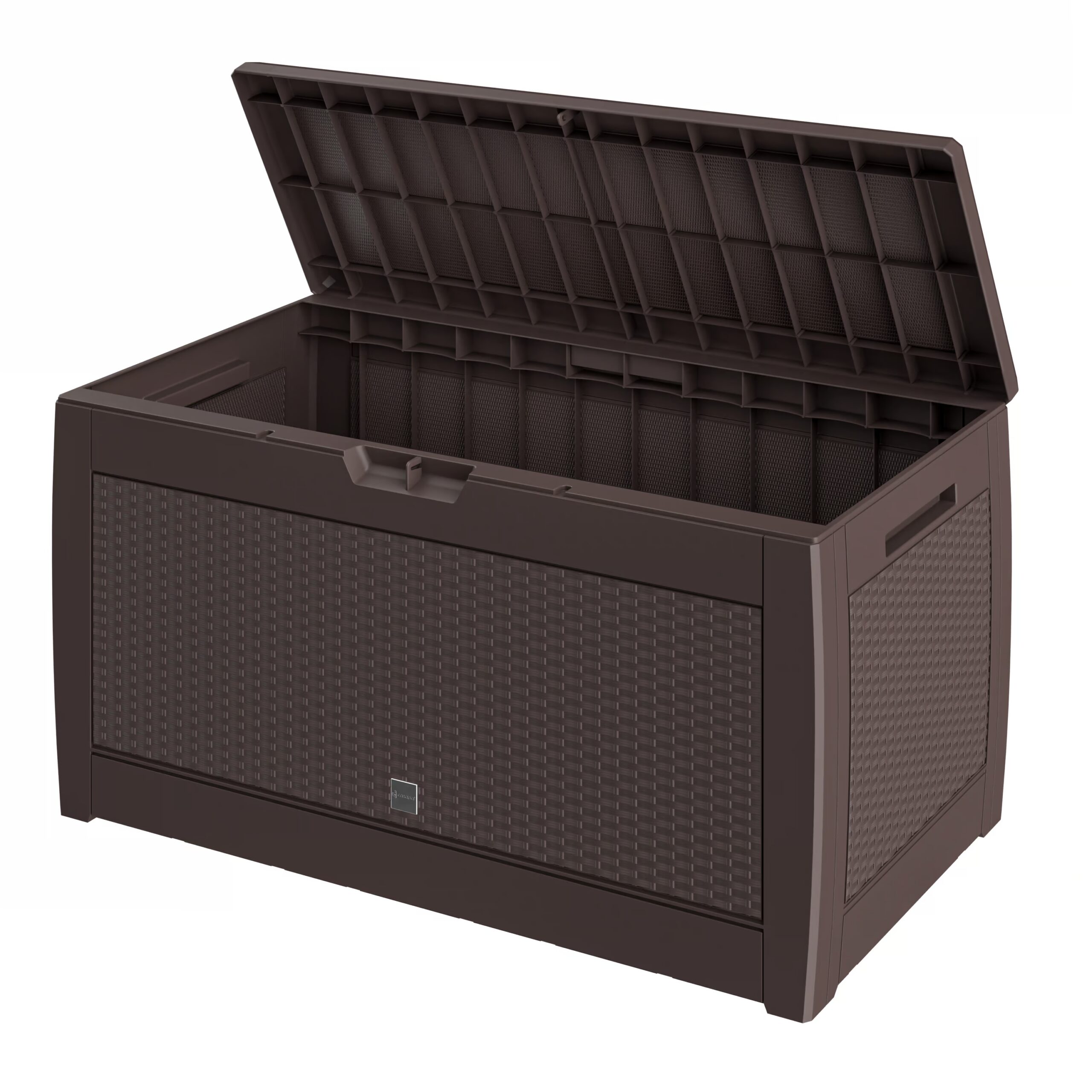Gartenbox Rato 310L Braun Rattan Optik wasserdicht