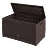 Gartenbox Matuba 310L Braun Flechtoptik wasserdicht