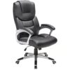 Bürostuhl Mailand Schwarz 120kg 74x67x111-121cm