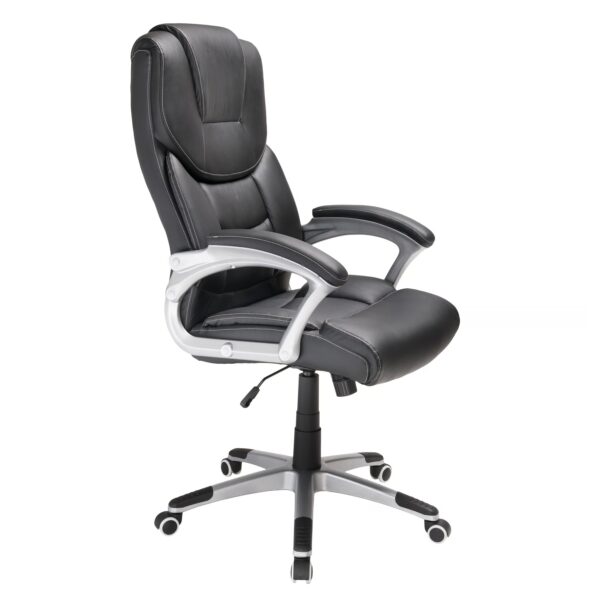 Bürostuhl Mailand Schwarz 120kg 74x67x111-121cm – Bild 2