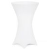 Stehtischhusse 5er-Set Weiß Ø60cm – Bild 2