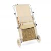 Gartenliege Kreta Beige Alu mit Rollen – Bild 2 Gartenliege Kreta Beige Alu mit Rollen – Bild 2