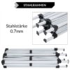 Faltpavillon Anthrazit 3x6m UV-Schutz 50+ – Bild 5