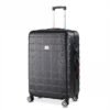 Hartschalenkoffer XL Rollen 360º Reisekoffer 105L Schwarz ABS