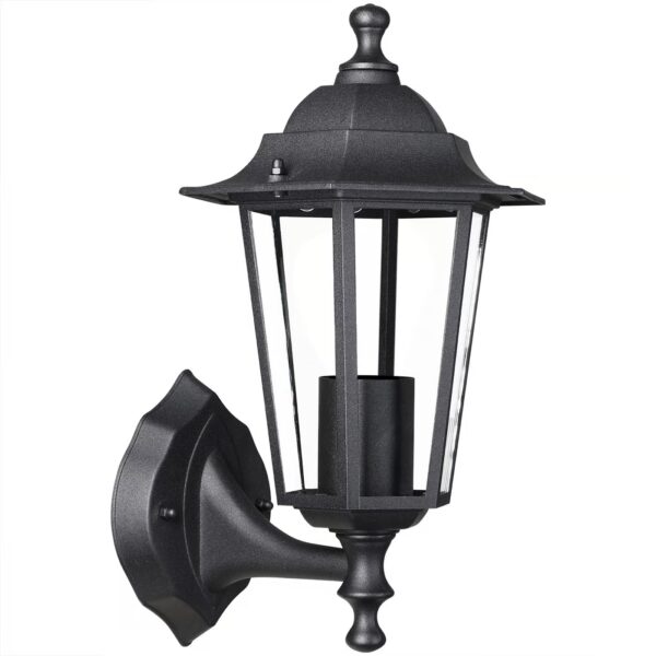 Wandleuchte Wetterfest IP44 Blendarmes Glas E27 für Garten Einfahrt