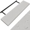Wandregal Schweberegal 90cm Weiß + Halterung