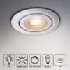 LED Einbauleuchte Krog 6er-Set Weiß – Bild 2