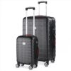 Hartschalenkoffer-Set 2-tlg Exopack Schwarz ABS