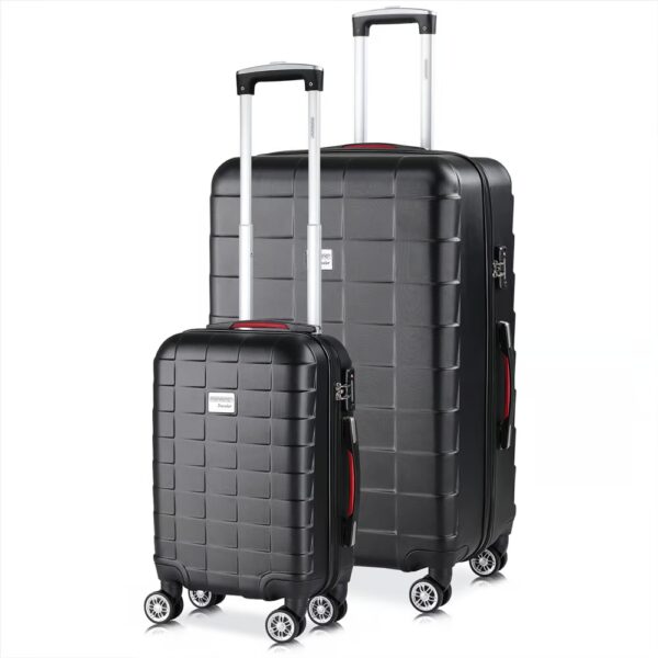 Hartschalenkoffer-Set 2-tlg Exopack Schwarz ABS