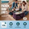 Rollenreisetasche XXL Violett 160L – Bild 2