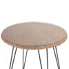 Polyrattan Garten-Sitzgruppe Bali 3-tlg Natur/Schwarz – Bild 5