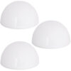 LED Solarleuchte 3er-Set halbrund