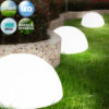 LED Solarleuchte 3er-Set halbrund – Bild 2
