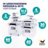 Aufbewahrungsbox 20x15x12cm 2L transparent stapelbar BPA-frei – Bild 3