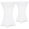 Stehtischhusse 2er-Set Weiß Ø70cm