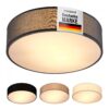 Deckenlampe Grau Stoff Ø30cm