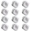 LED Einbauleuchte Krog 12er-Set Weiß