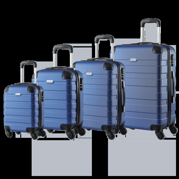 Hartschalenkofferset Essential 4-tlg Blau Hartschalenkofferset Essential 4-tlg Blau