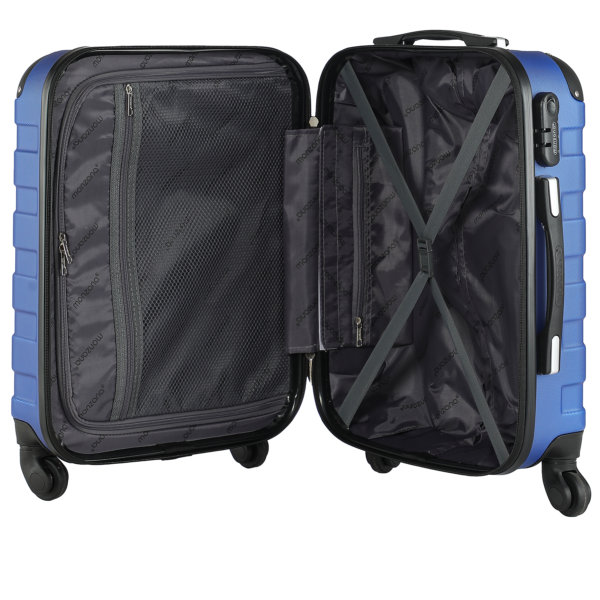 Hartschalenkofferset Essential 4-tlg Blau – Bild 2 Hartschalenkofferset Essential 4-tlg Blau – Bild 2