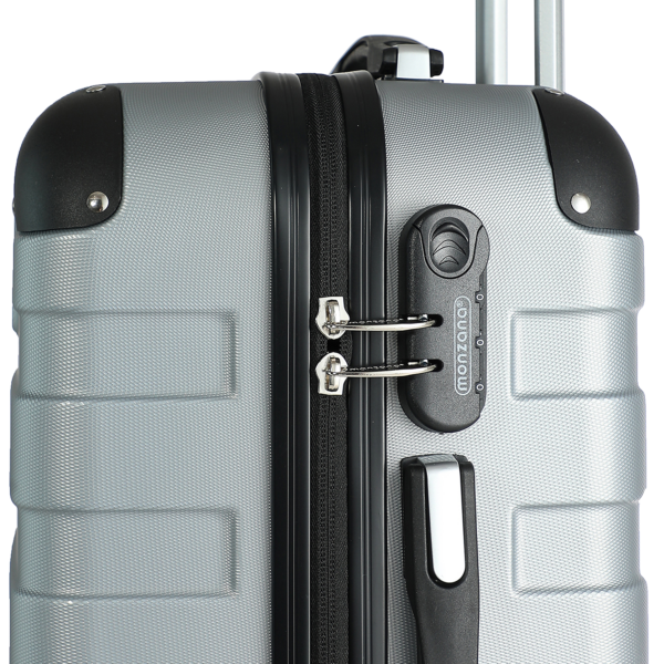 Hartschalenkoffer Essential XL Silber – Bild 2