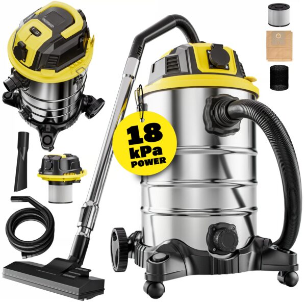 Nass- Trockensauger 1200W 30L – Bild 2