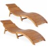 Faltbare Gartenliege 2er-Set Akazienholz FSC®-zertifiziert Faltbare Gartenliege 2er-Set Akazienholz FSC®-zertifiziert