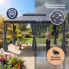 Pavillon Topas Anthrazit 3x4m UV-Schutz 50+ – Bild 5 Pavillon Topas Anthrazit 3x4m UV-Schutz 50+ – Bild 5