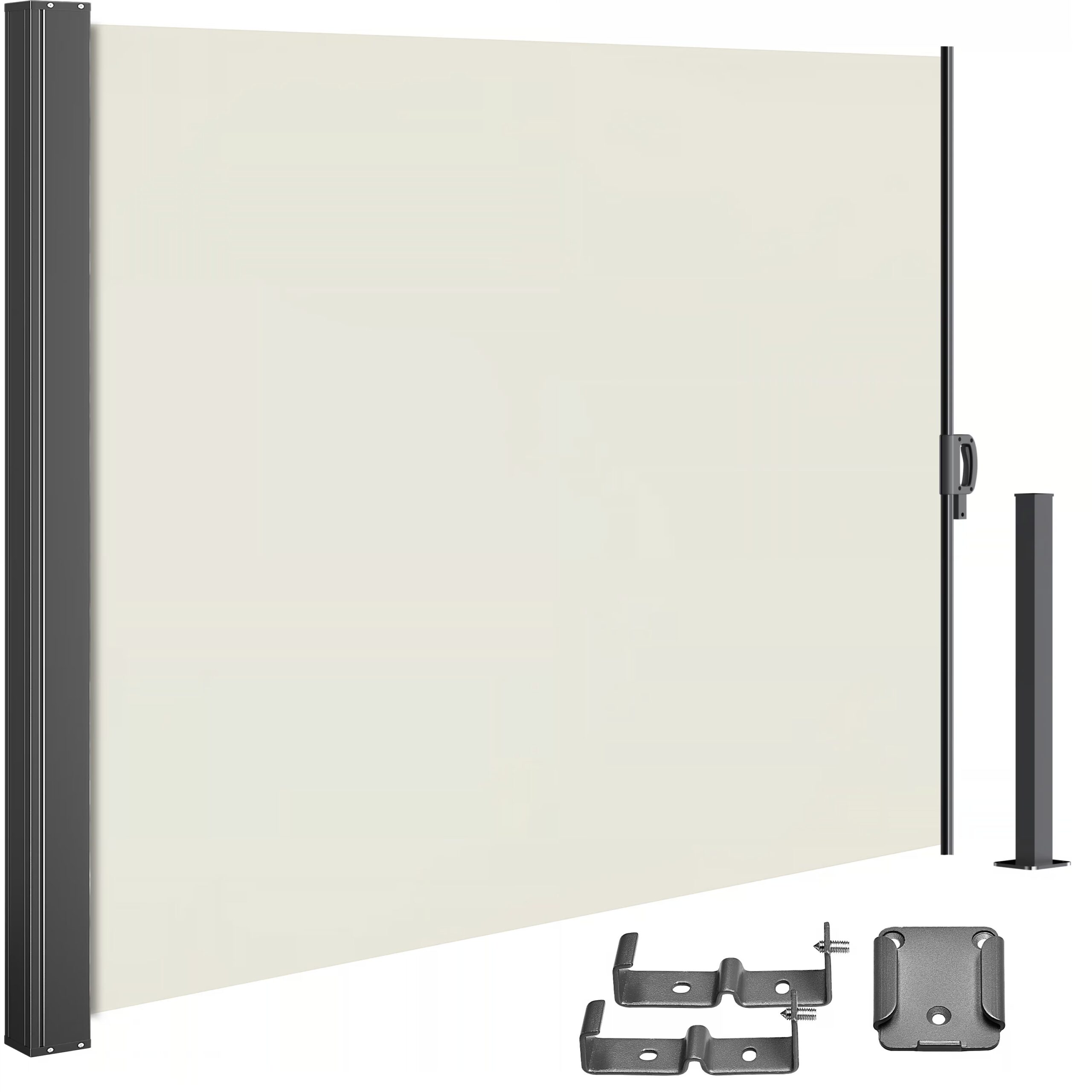 Seitenmarkise Nosara Creme 160x300cm ausziehbar