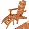 Sonnenstuhl Adirondack Akazienholz inkl Fußstütze