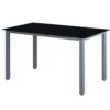 Gartentisch Bern Silber Alu 150x90x75cm