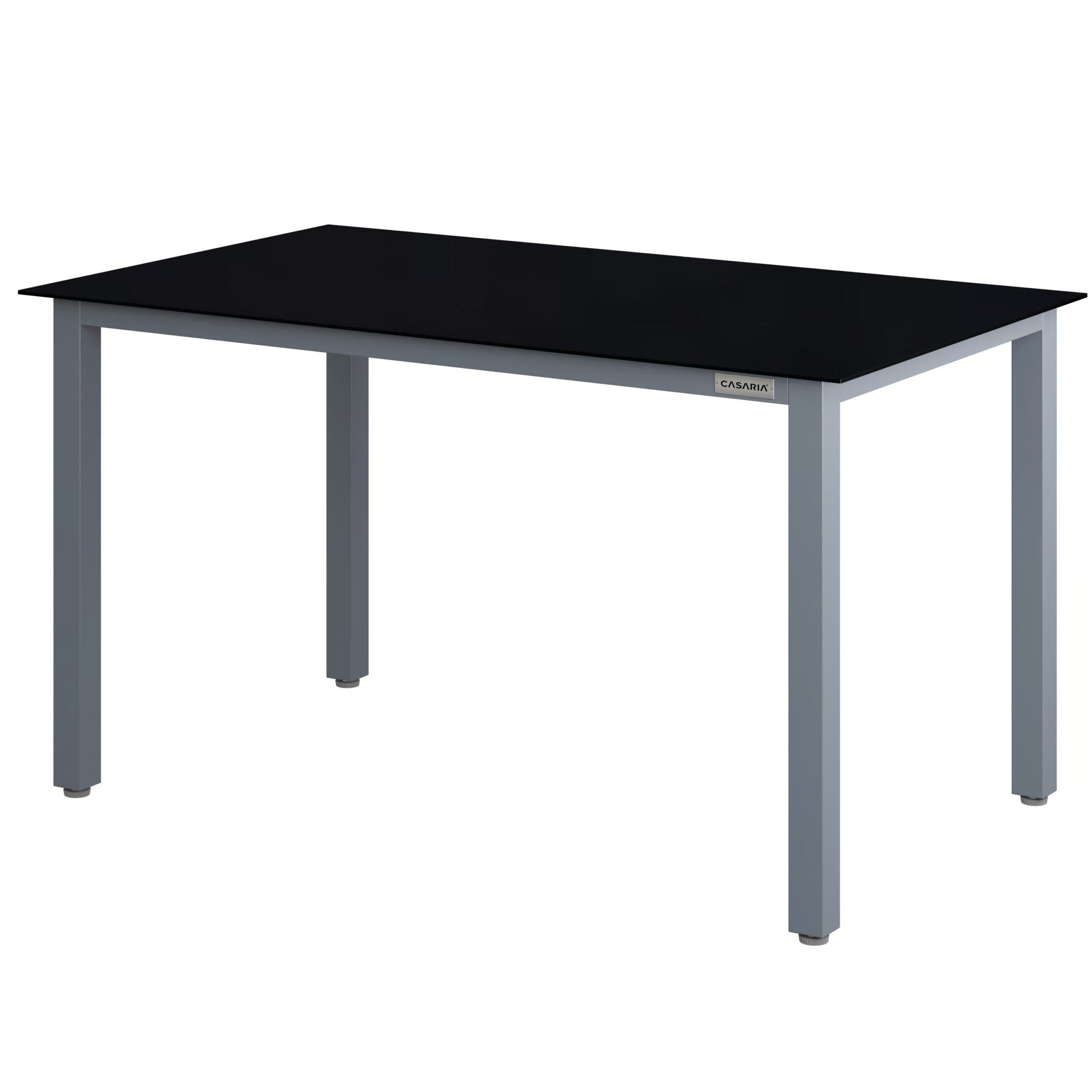 Gartentisch Bern Silber Alu 150x90x75cm