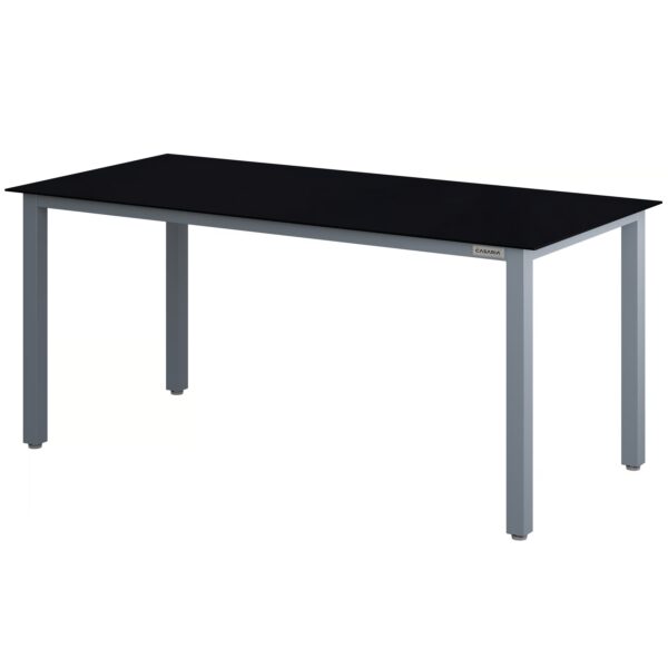 Gartentisch Bern Silber Alu 190x90x75cm