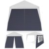 Seitenwand Faltpavillon Capri 2er-Set Anthrazit 3x3m
