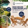 Garten-Sitzgruppe Sydney 5-tlg Akazienholz FSC®-zertifiziert – Bild 2