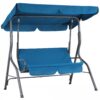 Hollywoodschaukel Atlantik Blau + Abdeckplane – Bild 2