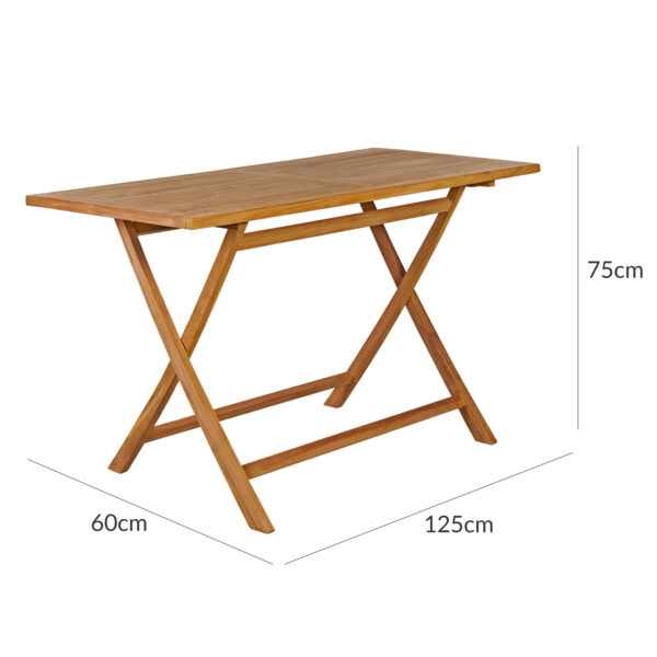 Garten-Sitzgruppe Bari 5-tlg Akazienholz FSC®-zertifiziert Sitzkissen Creme – Bild 2