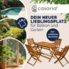 Garten-Sitzgruppe Sydney Komfort 5-tlg Akazienholz FSC® zertifiziert – Bild 2